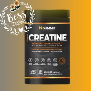 Creatina Monohidratada en polvo NSUMMIT (rendimiento/fuerza/recuperación) 400 grs