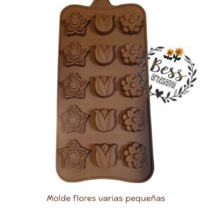 Molde Flores varias pequeñas
