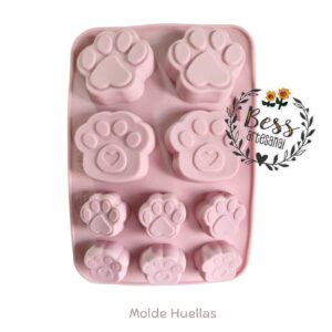 Molde Huellas corazón