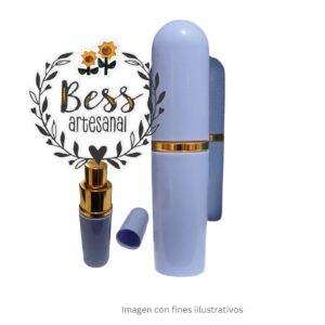 Envase spray con tapa color lila (60 ml)