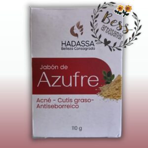 Jabón de Azufre HADASSA (Acné - Cutis graso - Antiseborreico) 110 grs