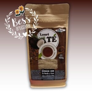 Lauri Té BETESDA (Linaza con Té verde y coco) sabor artificial a piña 400 grs