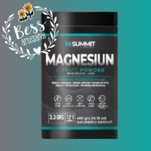 Citrato de Magnesio en polvo NSUMMIT (huesos y músculos/ sist. Nervioso/ánimo/energía) 400 grs