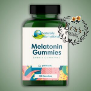 Melatonin Gummies Naturally International - Gomitas para Adultos - 5 mg de melatonina por gomita 30 gomitas