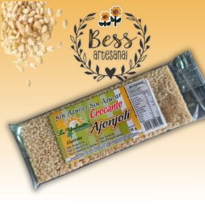 Turrón de Ajonjolí crocante SIN AZÚCAR (35 grs) LA YERBERITA