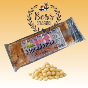 Turrón de Macadamia crocante SIN AZÚCAR (35 grs) LA YERBERITA