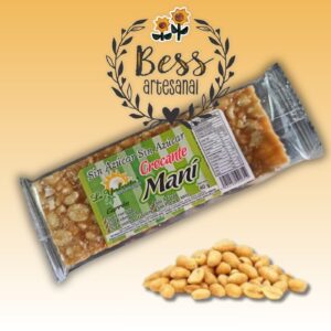 Turrón de Maní crocante SIN AZÚCAR (40 grs) LA YERBERITA
