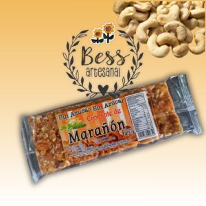 Turrón de Marañón crocante SIN AZÚCAR (40 grs) LA YERBERITA