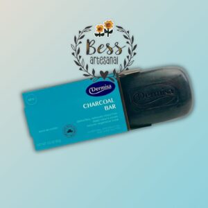 Barra de jabón de Carbón, Aceite de coco y Manteca de karité Dermisa® (85 grs)