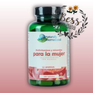 Multivitaminas y minerales PARA LA MUJER Naturally International (100 tabletas)