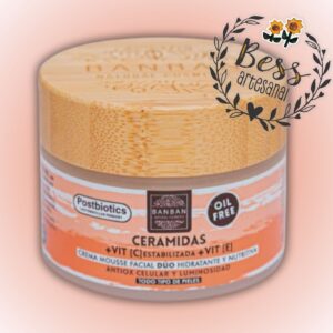 Crema Facial Ceramidas + Vit C + Vit E BANBAN (50 g)