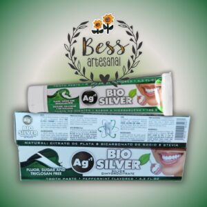 Pasta dental natural BIO COPPER (Citrato de plata + Bicarbonato de Sodio + Stevia)120 grs