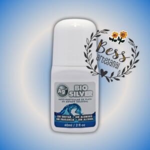 Desodorante Antibacterial BIO SILVER (sin Aluminio, sin Alcohol) 60 ml