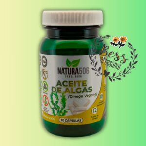 Cápsulas de Aceite de Algas NATURA506 (Salud cerebral y cardiovascular) 90 cápsulas