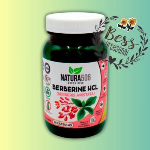 Berberine HCL NATURA506 (Disminución glucosa, colesterol y triglicéridos) 90 cápsulas