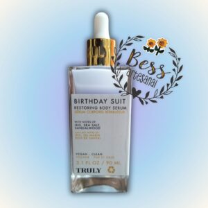 TRULY Birthday Suit - Serum Corporal Reparador (Iris, Sal marina y Sándalo) 90 ml