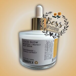 TRULY Coco Glow Serum facial Iluminador + Protector (Niacinamida + Extracto Vainilla)100 ml