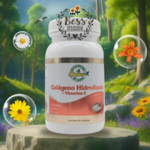 Colágeno Hidrolizado + Vitamina C Organi.k (Cabello, uñas y piel) 90 cápsulas