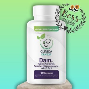 Dam BC Clínica Dr. Vega (Dolor de piernas, circulación, várices) 60 cápsulas