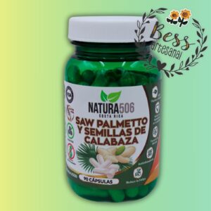 Cápsulas de Saw Palmetto y Semillas de Calabaza NATURA506 (Próstata e impotencia sexual) 90 cápsulas